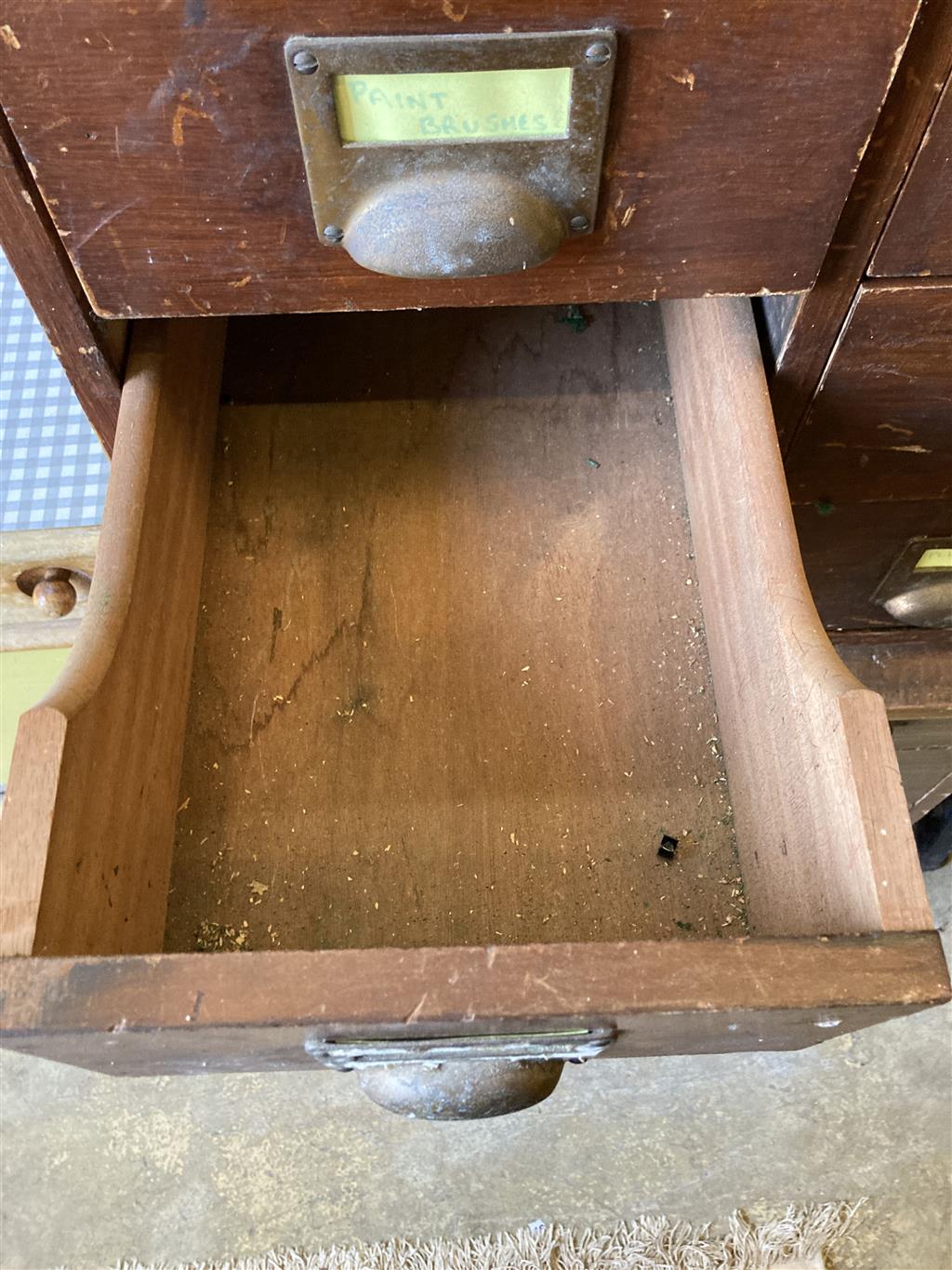 A pair of oak filing chests, width 61cm, depth 57cm, height 74cm